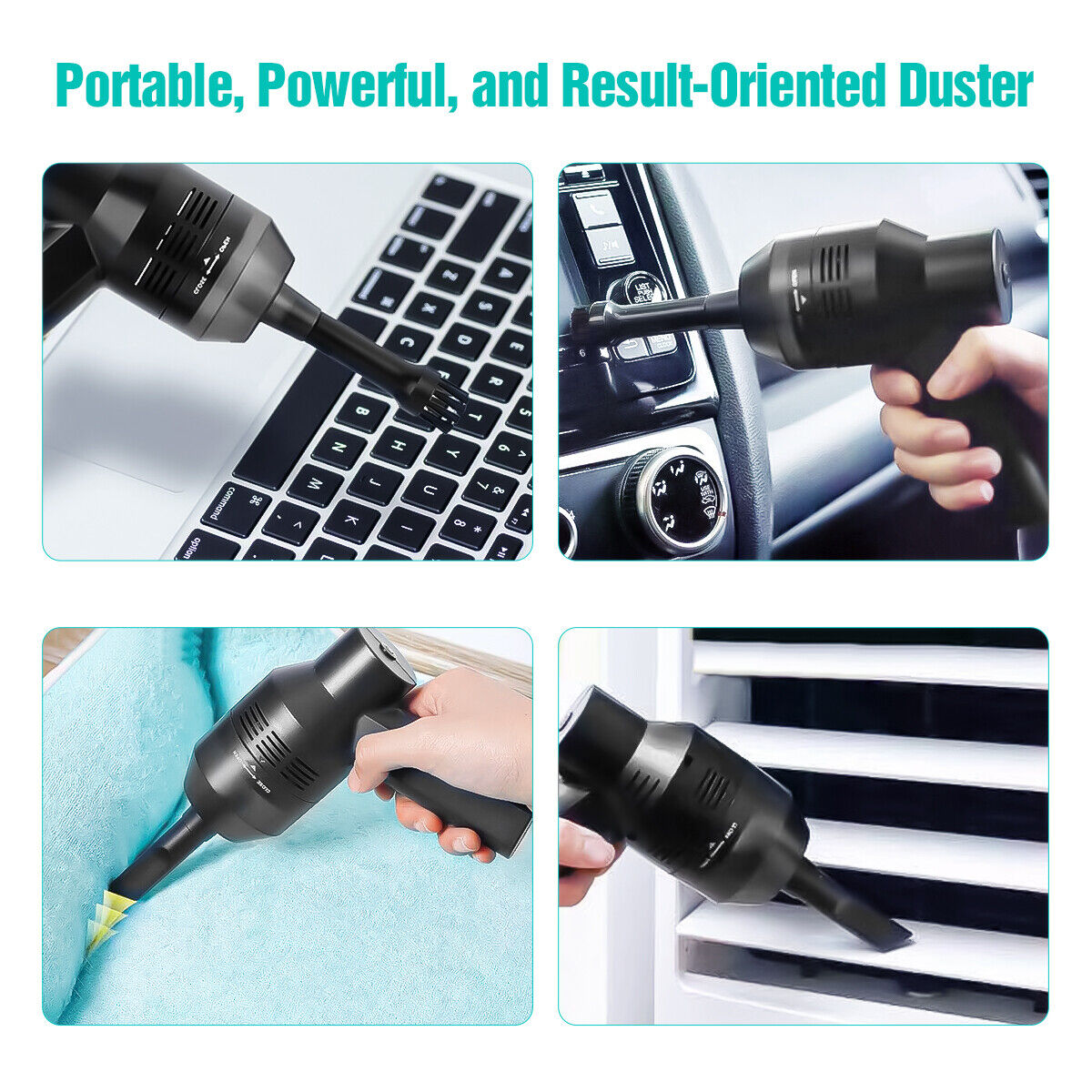 Electric Mini Cordless Air Duster Blower High Pressure Para sa Computer Car Cleaning