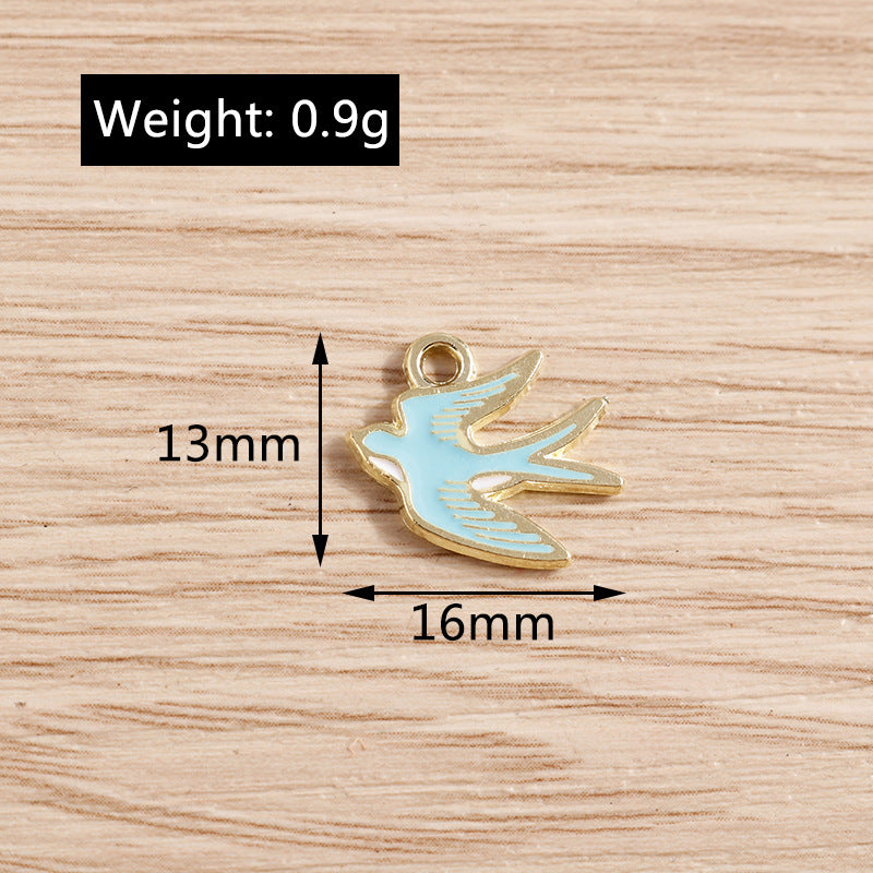 Cartoon Swallow Bird Animal Pendant Alahas