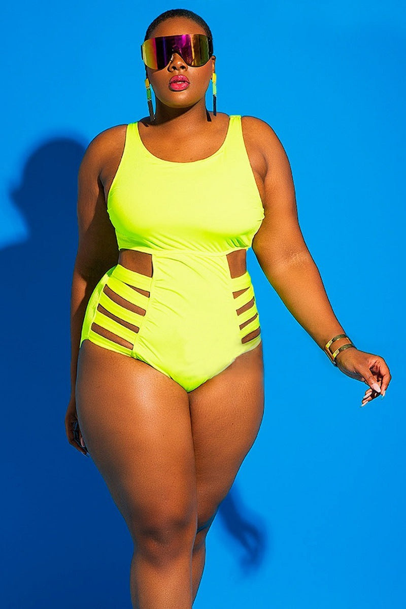 Pambabaeng plus size na swimsuit