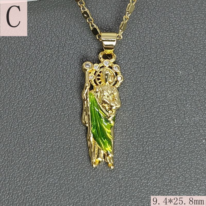 Fashion Religious St Jude Necklace