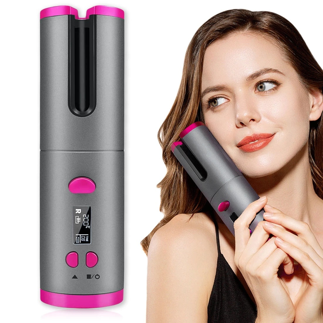 Multifunctional na Awtomatikong Wireless Curling Iron 