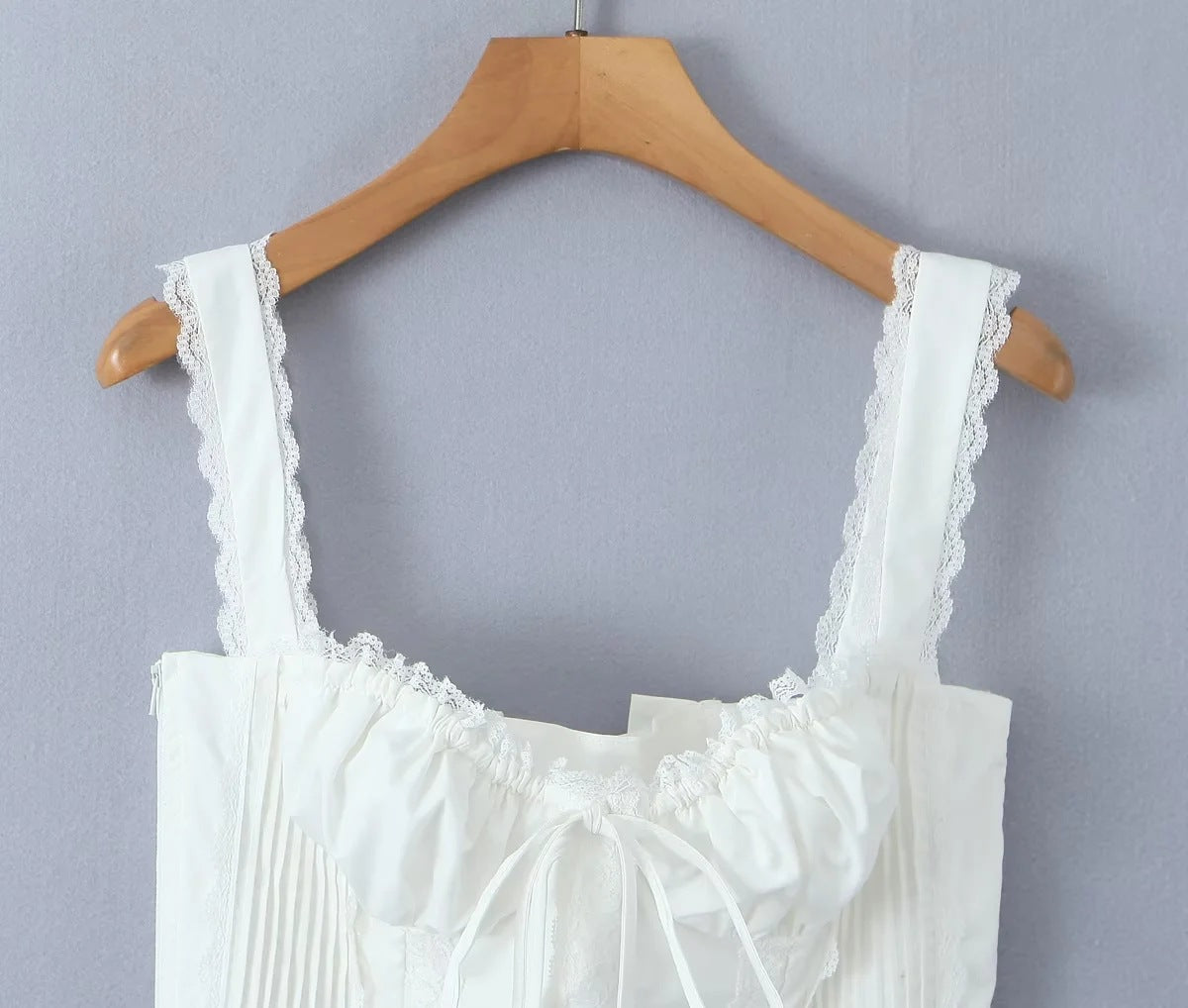 French Sexy Lace Trim Maliit na Sling Vest