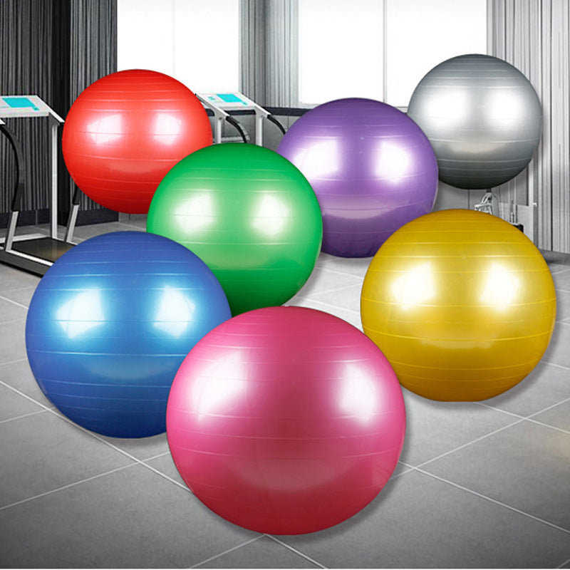 Yoga Ball Fitness Beginner Mga Bata Nag-eehersisyo ng Higit pang Gymnastics Glossy Ball