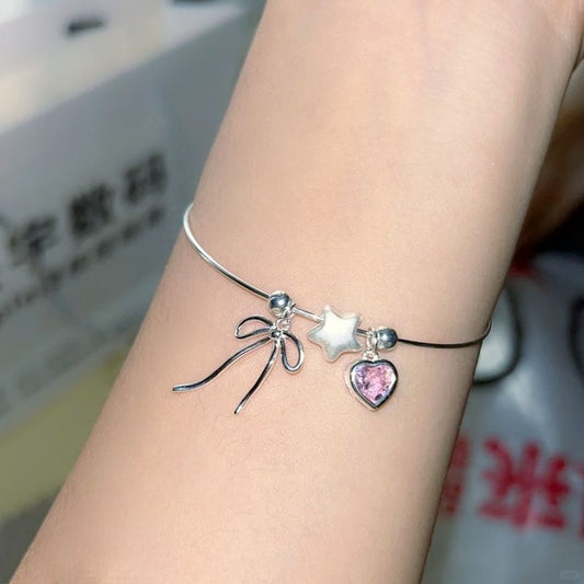 Love Star Butterfly Bracelet Para sa Babae