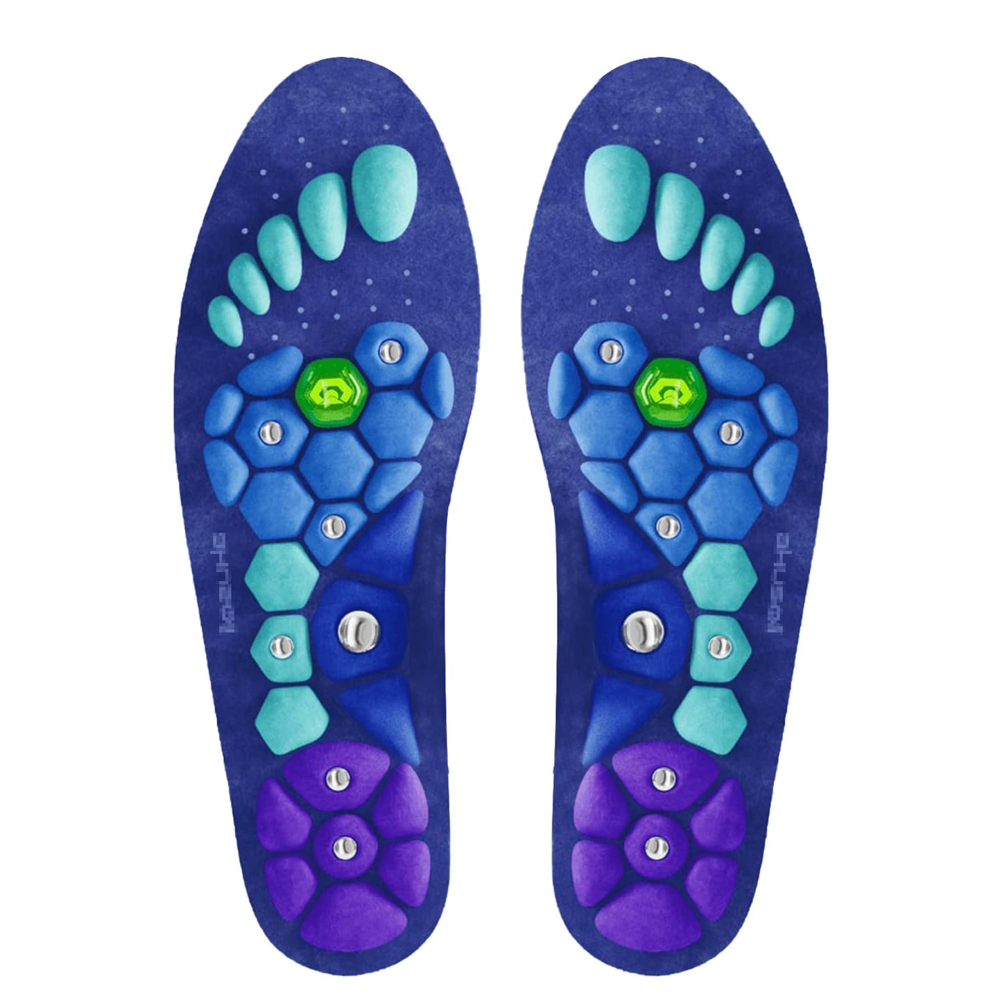 Magnetic Therapy Health Care Acupoint Foot Massage Insoles For Men And Women