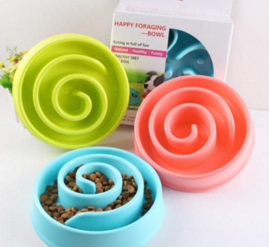 Anti-choke Bowl Plastic Dog Bowl Healthy Feeder