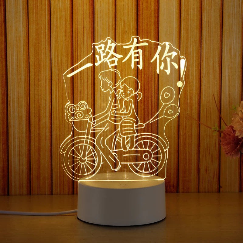 Bedroom bedside creative electronic night light