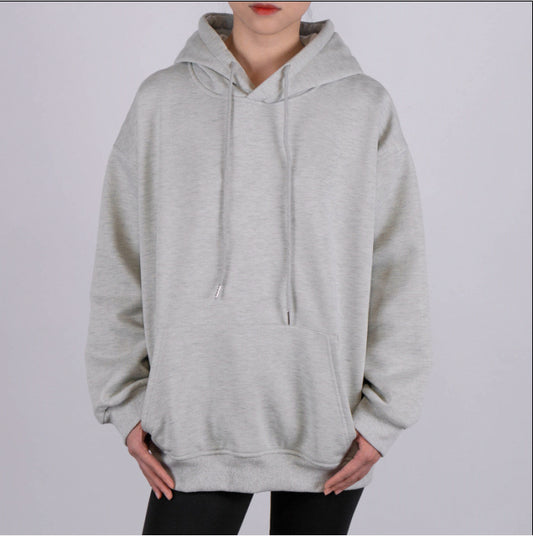 Autumn And Winter Fleece Sweater Hooded Men And Women Sports Pullover