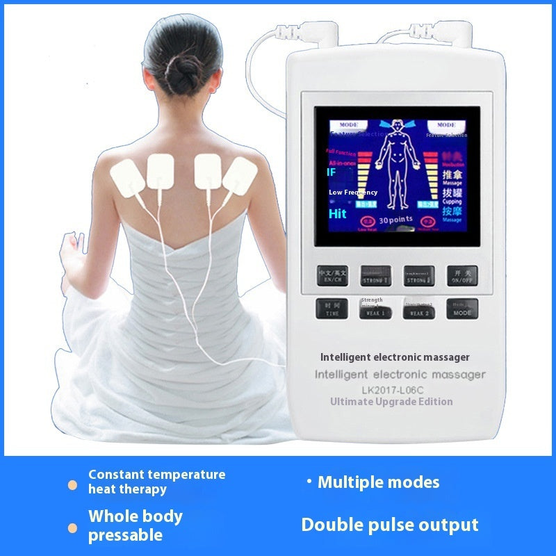 Multifunctional Heating Physiotherapy Instrument Household Portable Meridian Massage Equipment Health Care Function