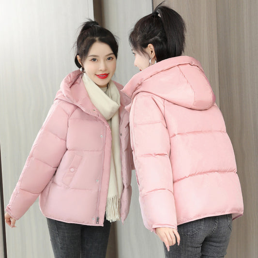 Bread Coat Hooded Warm Cotton Coat Women's Coat Cotton-padded Jacket