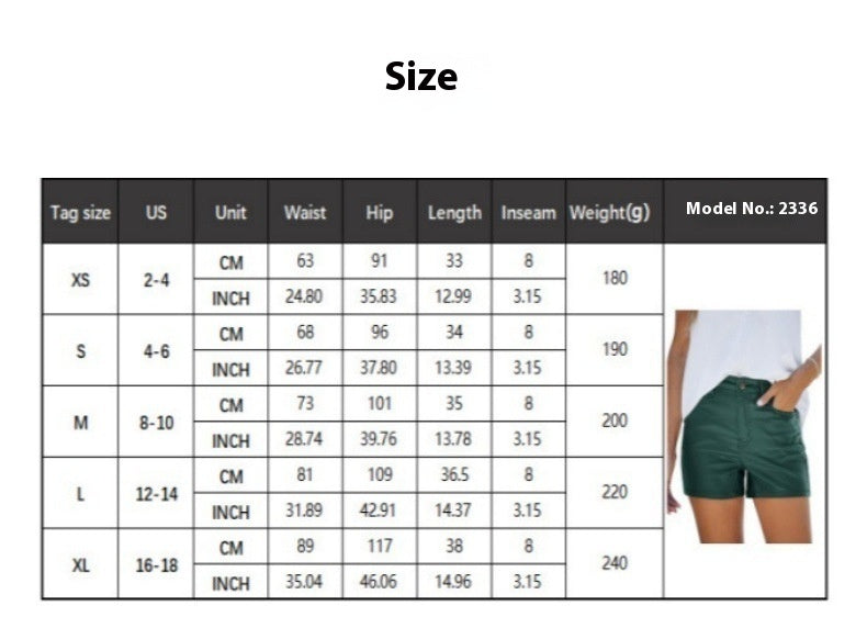 Tight Slimming High Waist Fashion Temperament Wild Women's Shorts