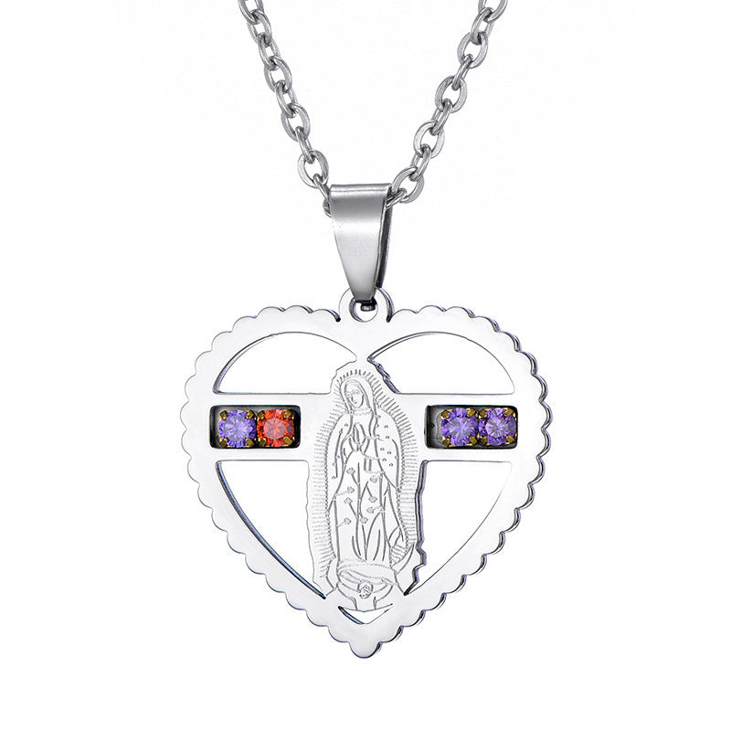 Our Lady Of Guadalupe Necklace Religious Jewelry