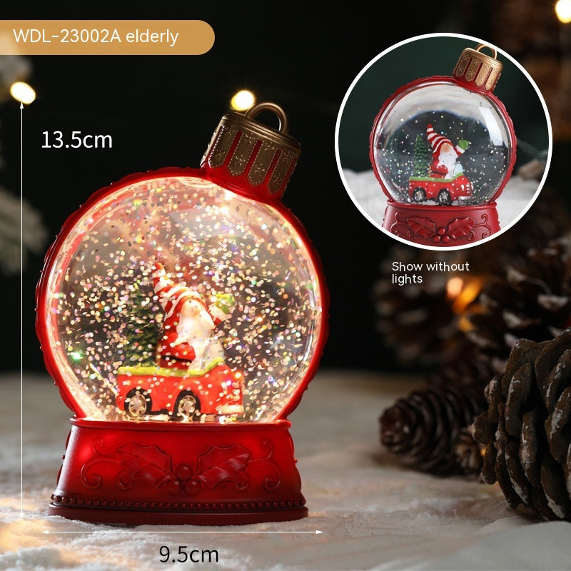 Mga Dekorasyon sa Holiday ng Pasko Luminous Simulation Flat Light LED Dekorasyon Layout ng Eksena Flame Light Home Decor