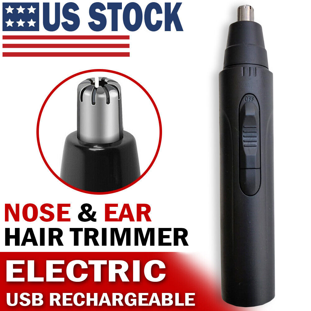 Electric Nose Ear Hair Trimmer Eyebrow Shaver Nose Hair Clipper Groomer For MEN