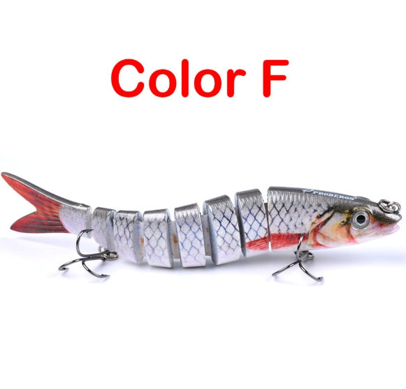 Pike Fishing Lures Artificial Multi Jointed Sections Hard Bait Trolling Pike Carp Fishing Tools