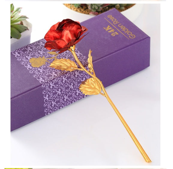 gold rose gift