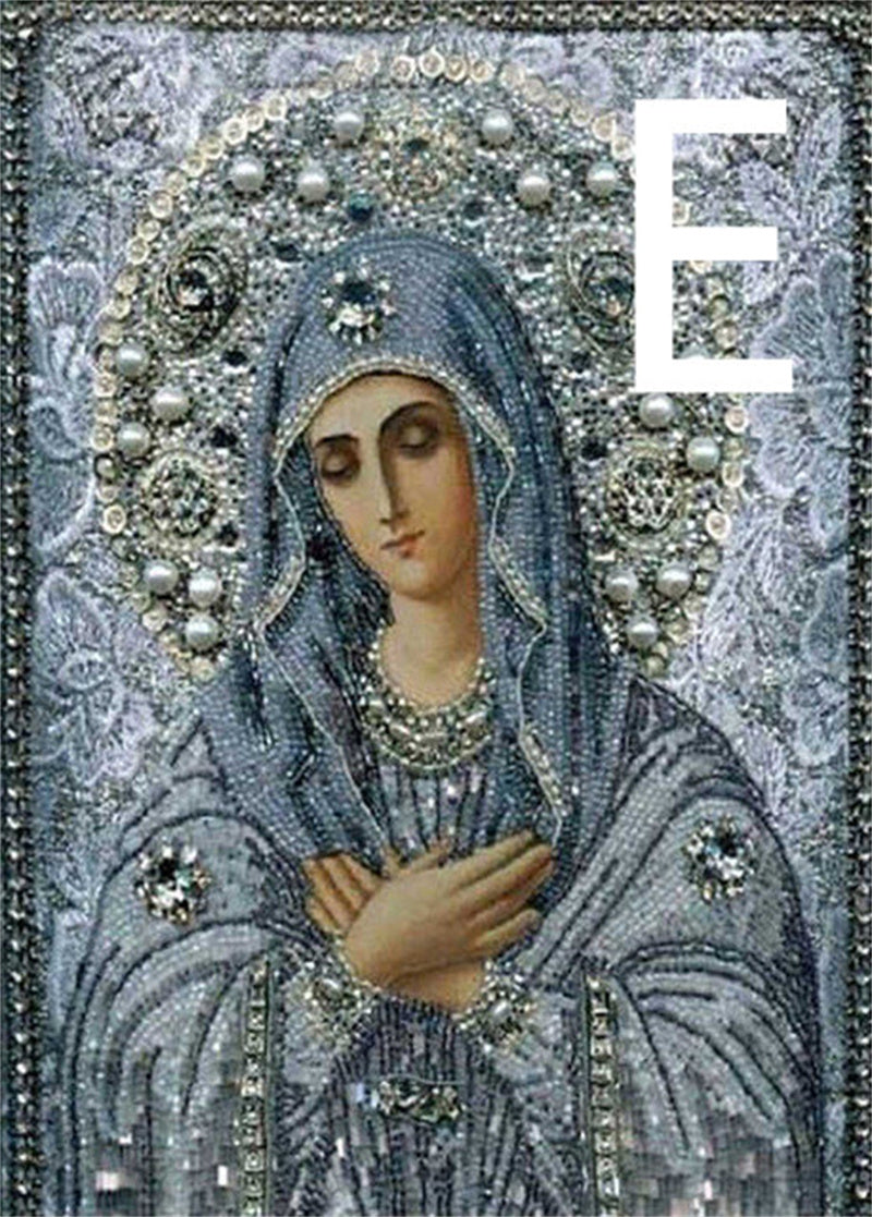 5D DIY Diamond Painting Religious Cross Stitch Kit Home Decoration