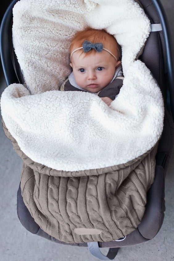 Saco de dormir para carrito de bebé, cuerpo de invierno, mantiene el calor