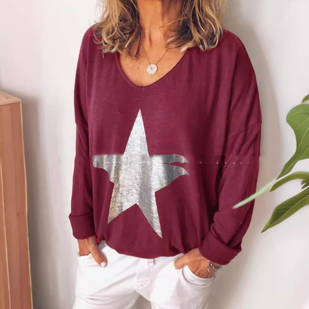 Women's Long-sleeved T-shirt Bottoming Shirt