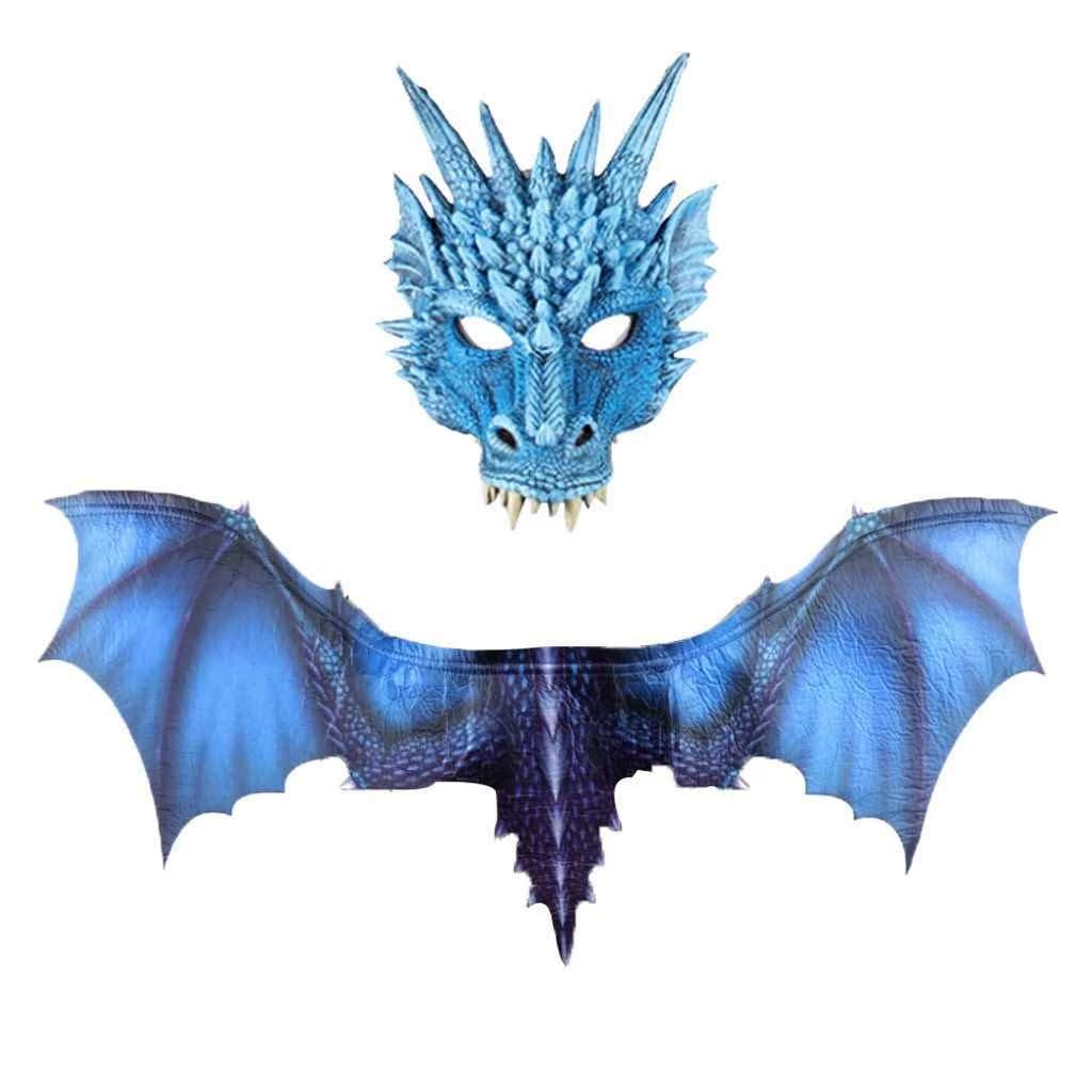 3D Dragon Wings Masks Cosplay Costume Wings Prop Decor