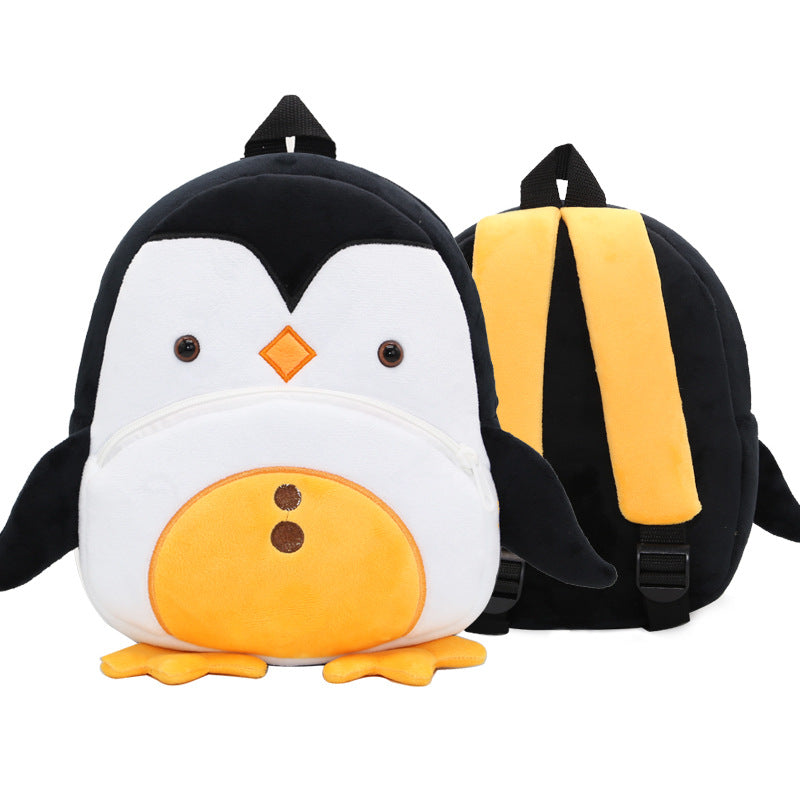 Mga Cute Plush Backpacks Kindergarten Cartoon School Bags Bag na Mga Laruan ng Bata