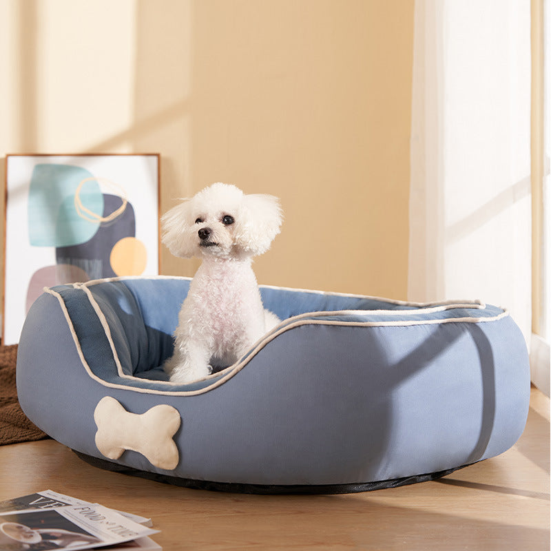 Pet Cats Bed Soft Sofa Winter Warm Dog Bed Mats Bench Cat Puppy Sleep Kennel Pet House Para sa Small Medium Cat Dog Pet Supplies