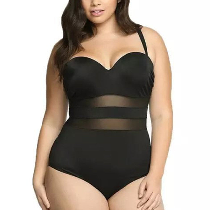 Pambabaeng plus size na swimsuit