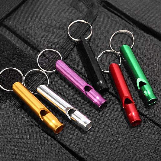 Aluminum survival whistle