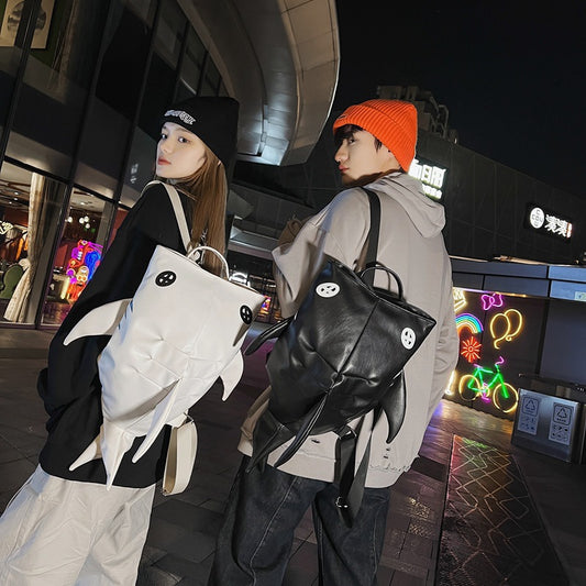 Mochila de tiburón personalizada de moda para mujer