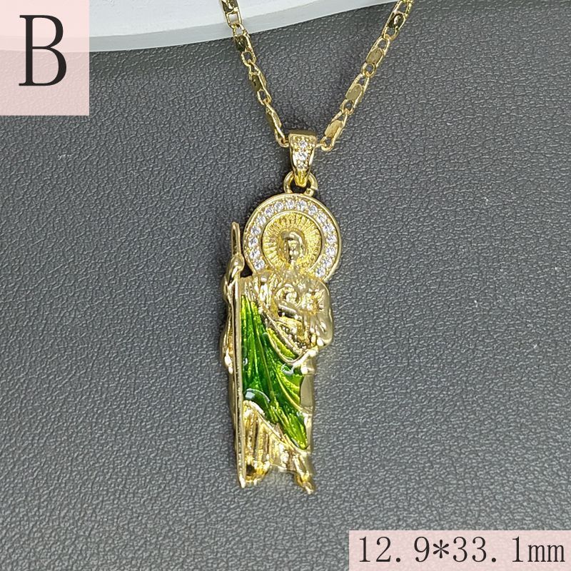 Fashion Religious St Jude Necklace