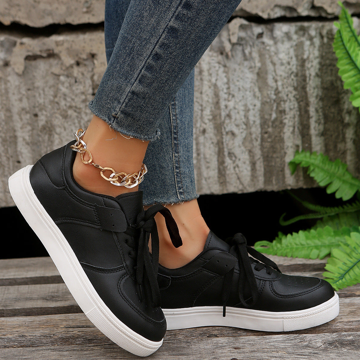 Solid Color Female Casual Sports Single-layer Shoes