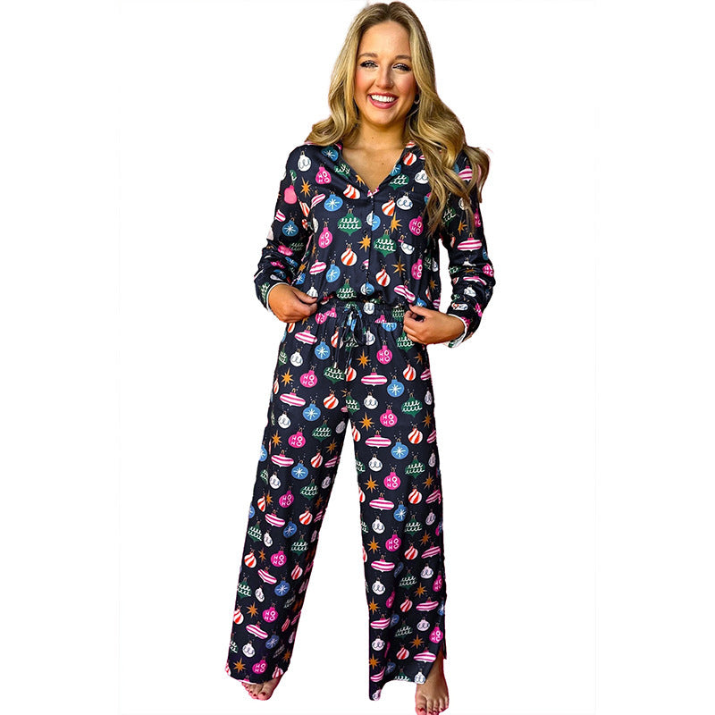 Women's Long-sleeved Two-piece Set With Buttons All-match