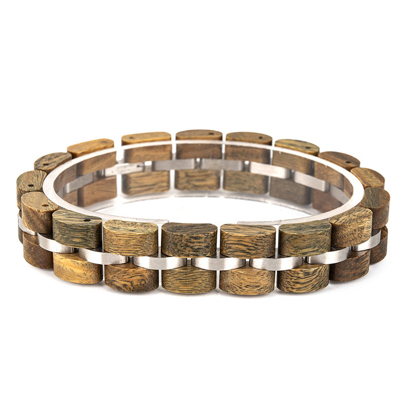 Pulsera de madera para pareja de hombres y mujeres.