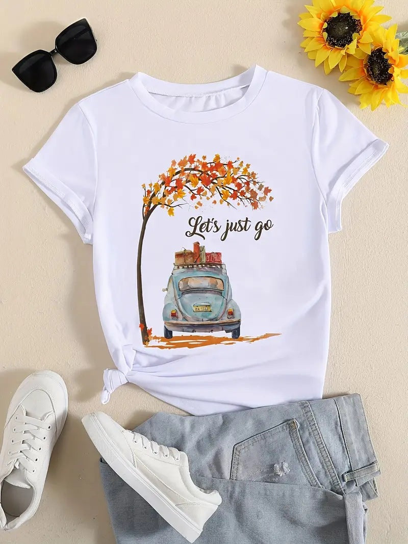 Women's Short-sleeved T-shirt Fashion Casual Home