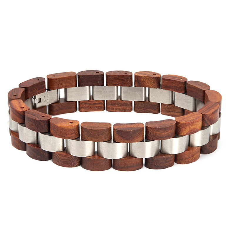 Pulsera de madera para pareja de hombres y mujeres.