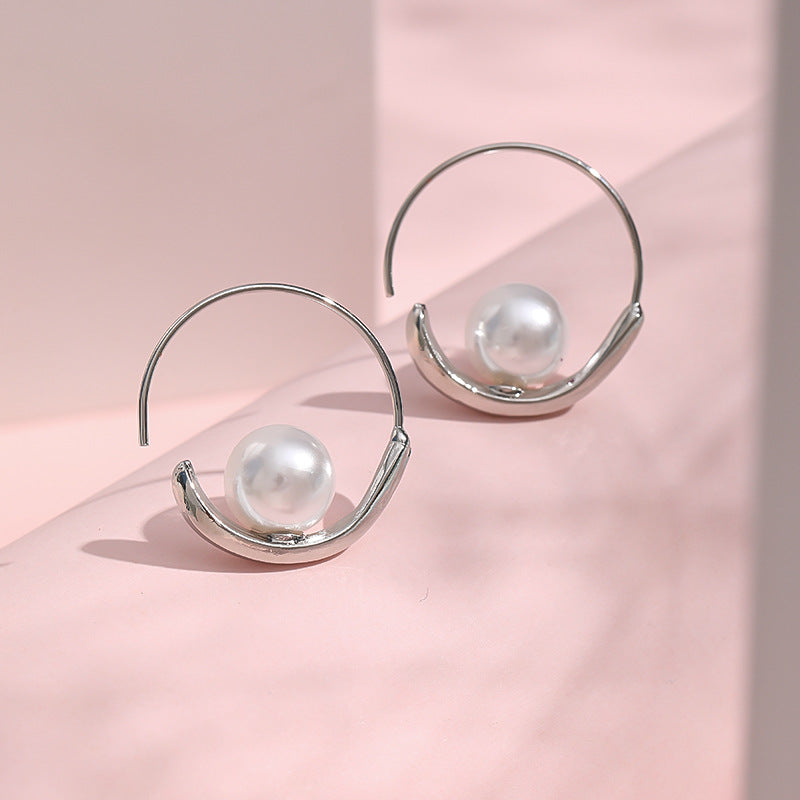 Women's Fashion Vintage Pearl Ear Ring