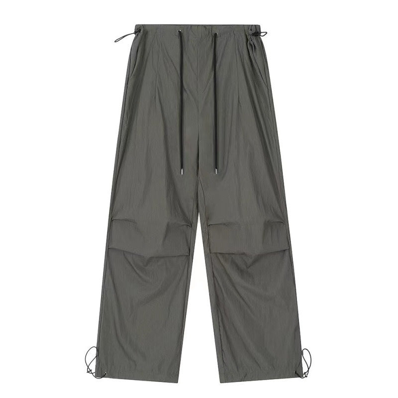 Drawstring Elastic Waist Casual Charging Sports Trousers