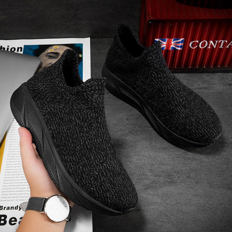 Lazy Fashion Slip-on Casual Shoes Socks