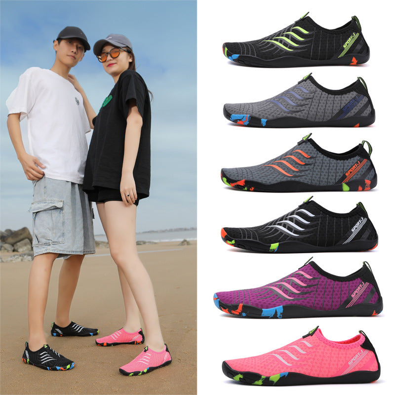 Outdoor Beach Shoes Couple Wading Barefoot Skin-friendly Shoes Snorkeling Non-slip