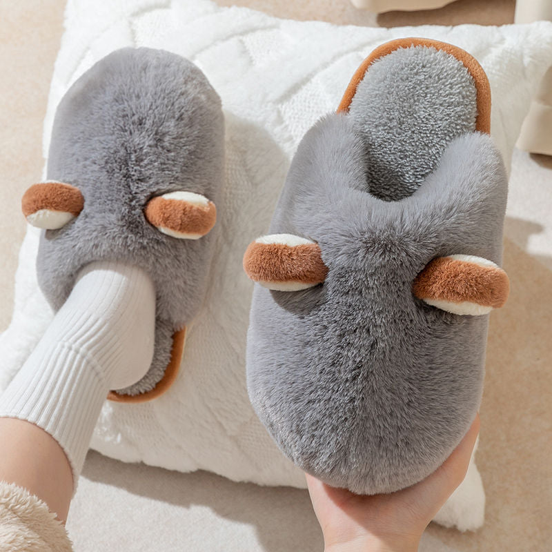 Pantuflas de interior de invierno para mujer