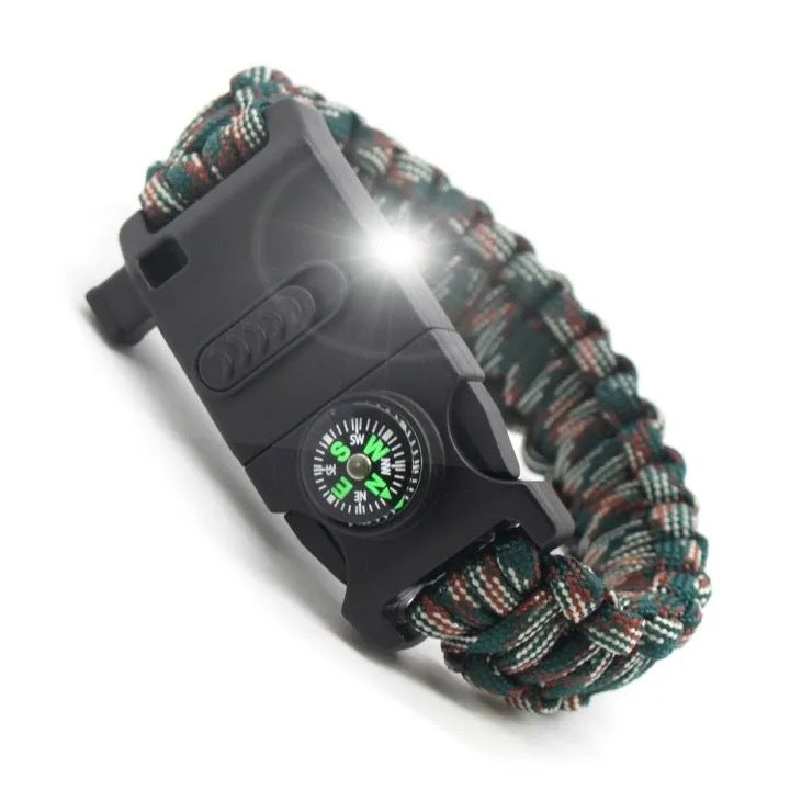 Outdoor Multifunctional Paracord Bracelet Lighting Lamp