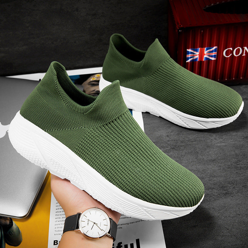 Lazy Fashion Slip-on Casual Shoes Socks