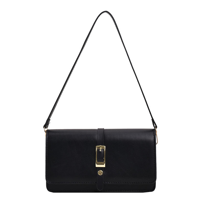 Bolso de hombro elegante minimalista retro con estilo para mujer