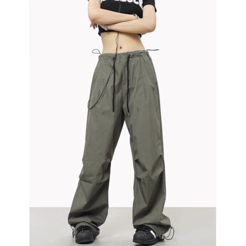 Drawstring Elastic Waist Casual Charging Sports Trousers