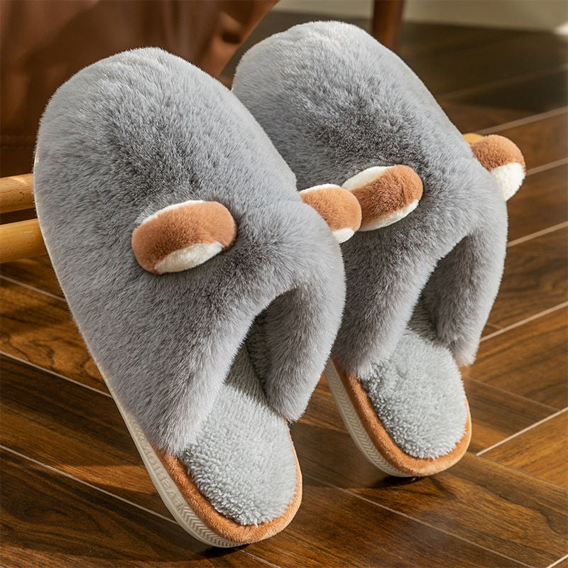 Pantuflas de interior de invierno para mujer