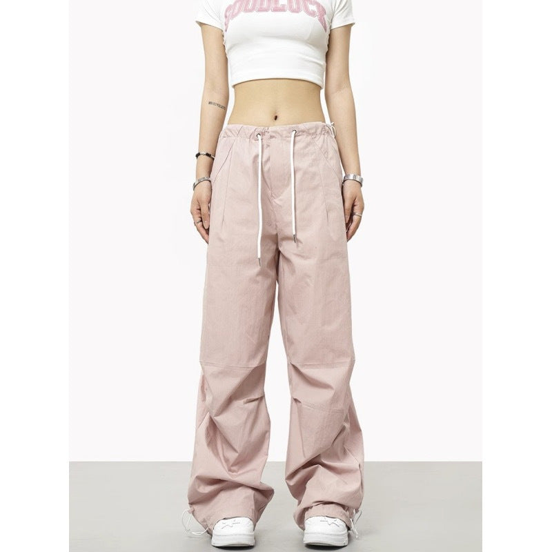 Drawstring Elastic Waist Casual Charging Sports Trousers