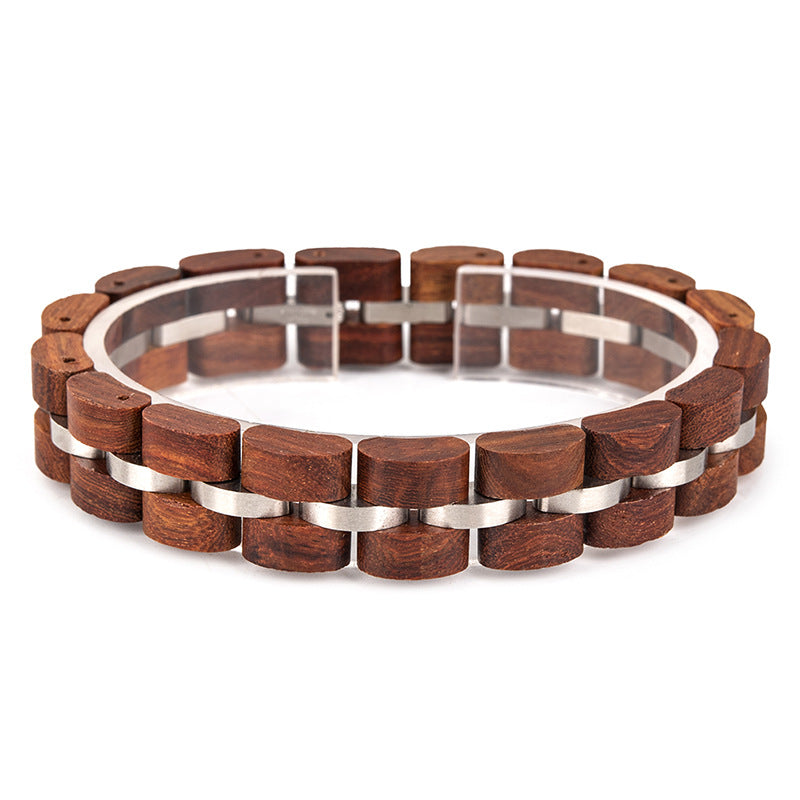 Pulsera de madera para pareja de hombres y mujeres.