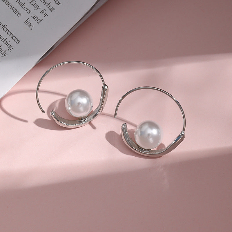 Women's Fashion Vintage Pearl Ear Ring