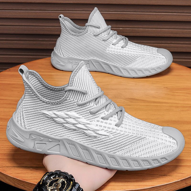 Men's Breathable Fly Woven Mesh Soft Bottom Casual Shoes