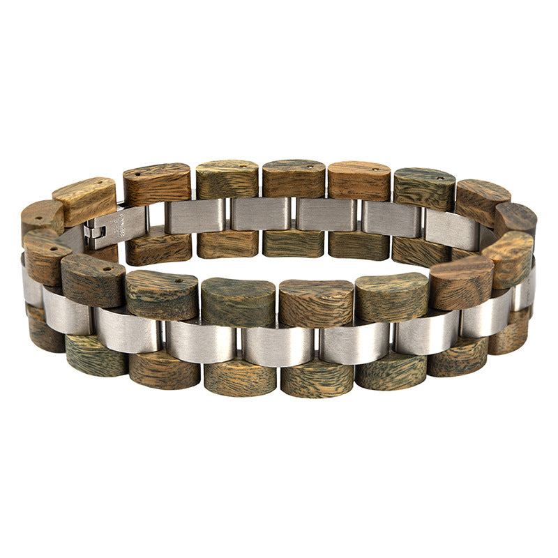 Pulsera de madera para pareja de hombres y mujeres.